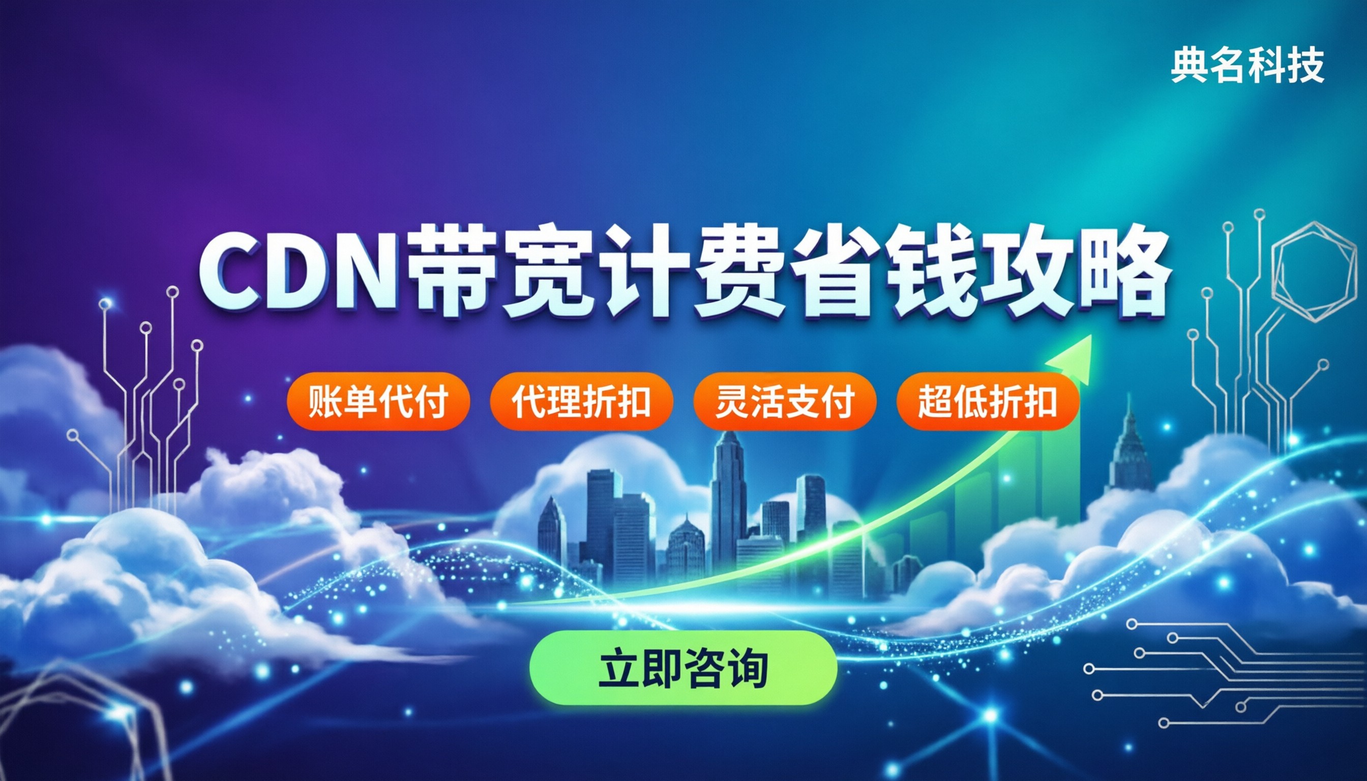 CDN按带宽计费:怎么选最省钱?代理折扣怎么拿?
