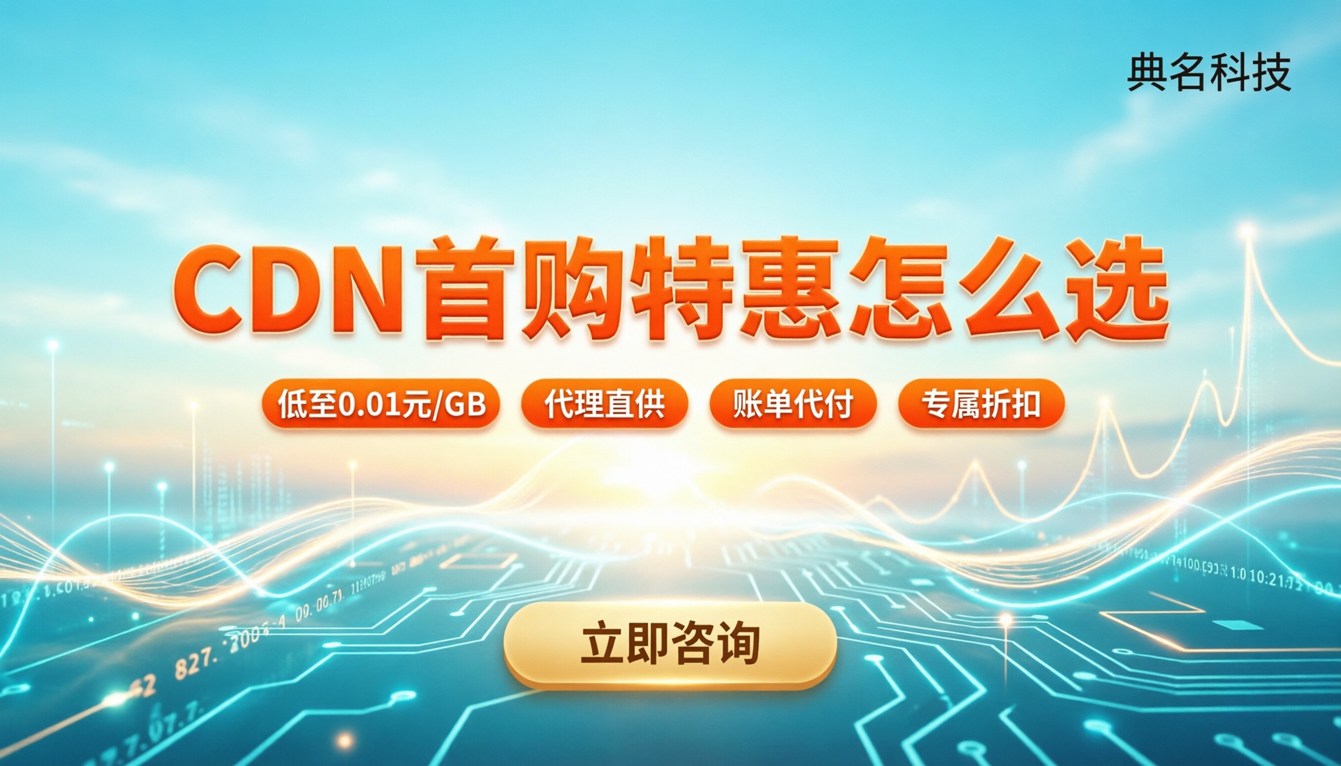 CDN首购特惠活动价:怎么选最划算?代理与官网对比