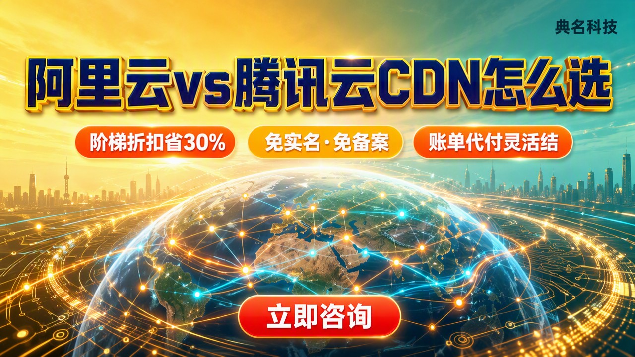 阿里云CDN和腾讯云CDN价格对比:怎么选更省?