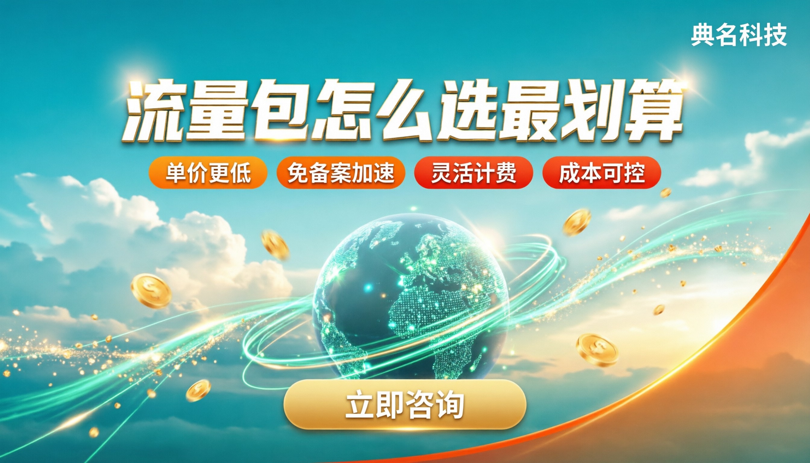 阿里云cdn流量包和按量哪个划算:月度流量包怎么选?