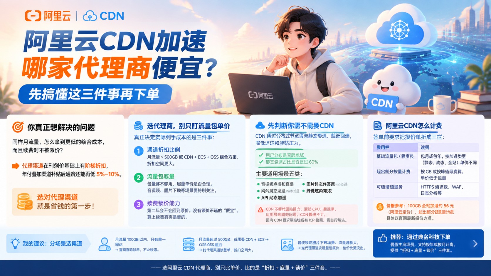 阿里云CDN加速代理商:价格明细与选购标准