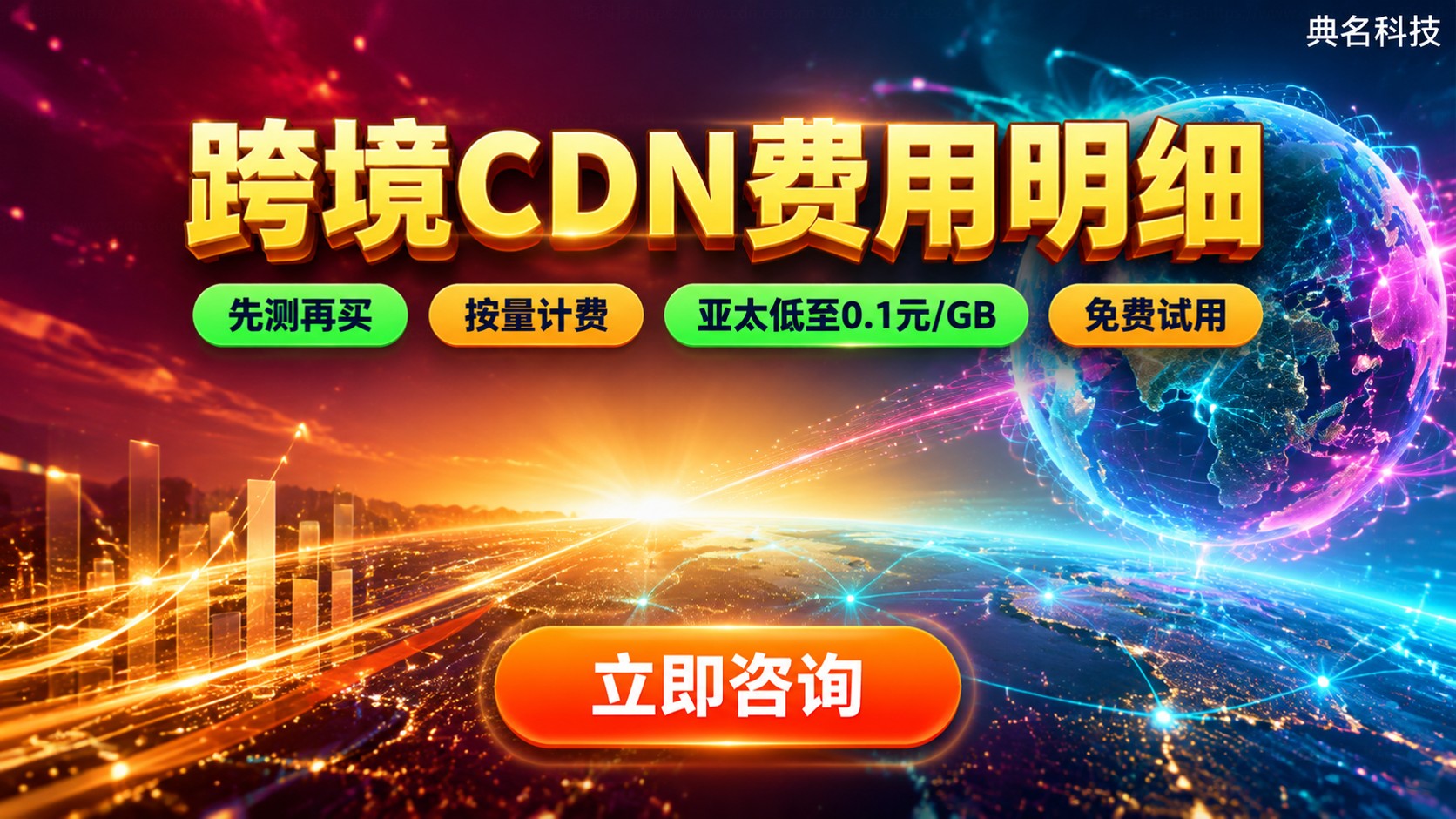 跨境网站CDN费用价格明细：流量计费与套餐选择