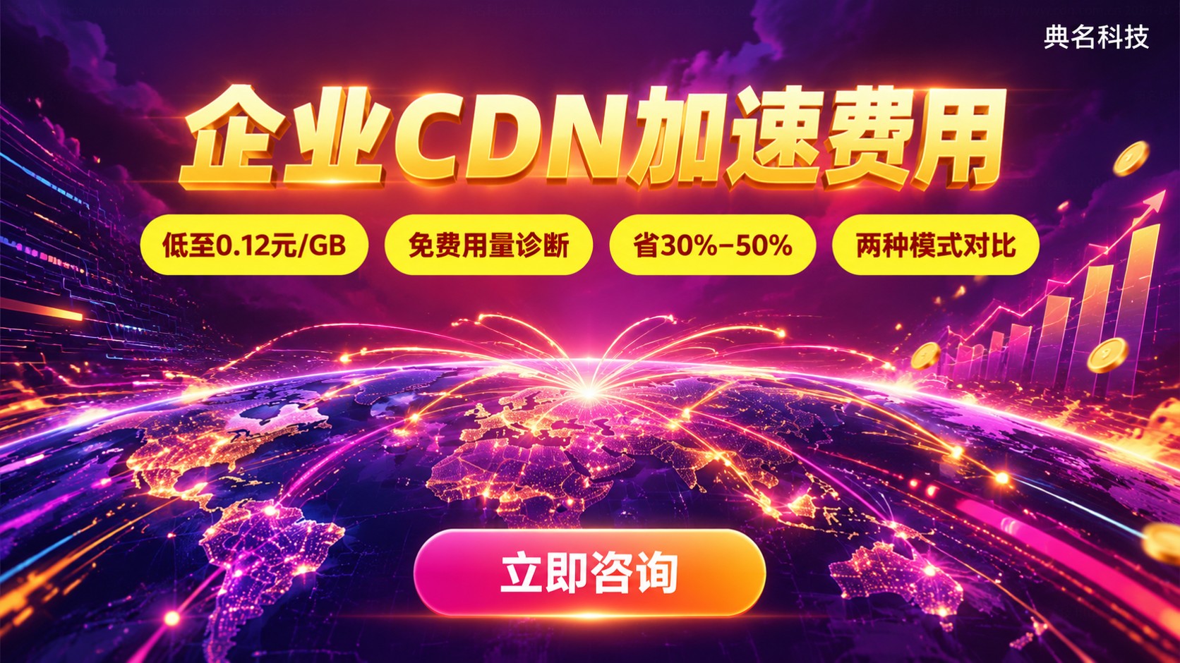 企业CDN加速费用价格明细：流量计费与带宽成本