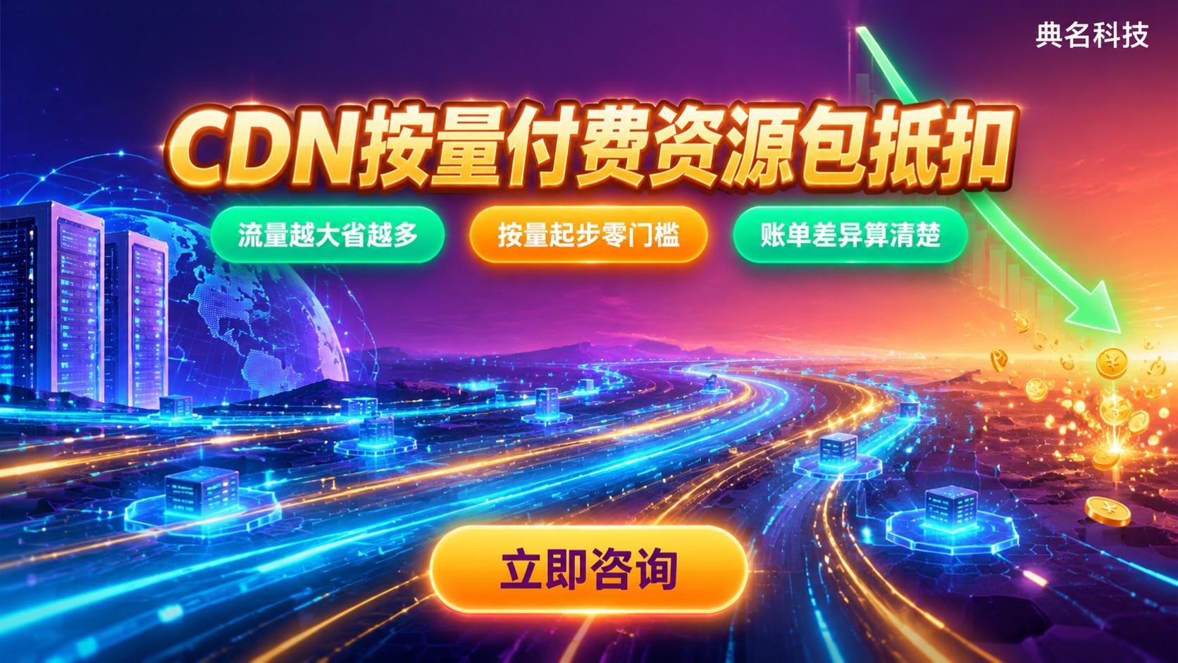 阿里云CDN按量付费计费:资源包抵扣与成本优化